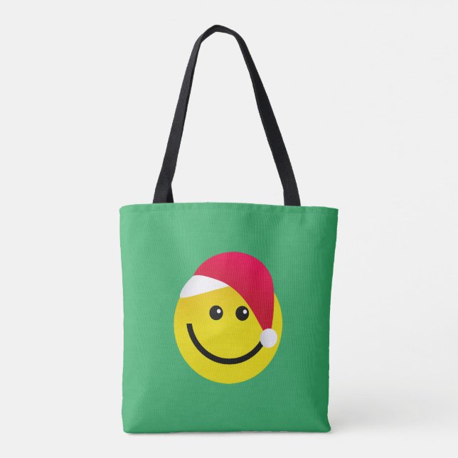 Emoji Santa Tote Bag (Back)