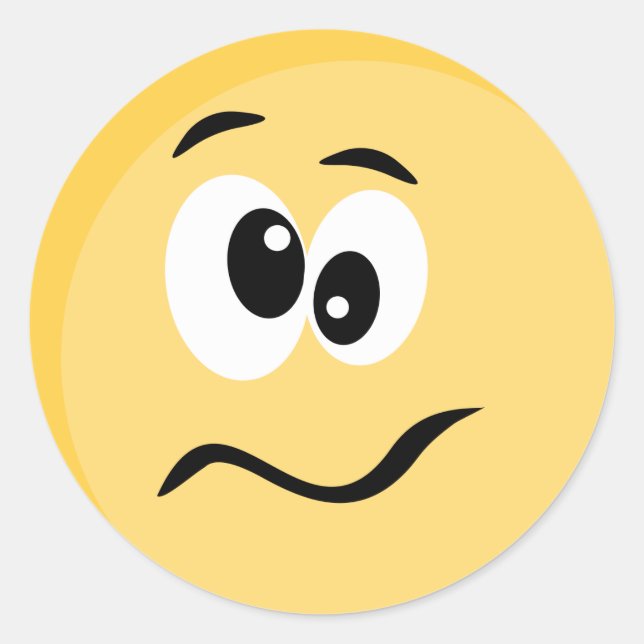 Emoji Sticker with Happy Face (Front)