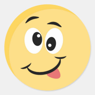 Emoji Sticker with Happy Face