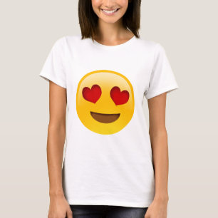 Emoji T-Paita Heart Eyes T-Shirt