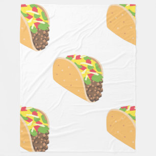 emoji taco blanket