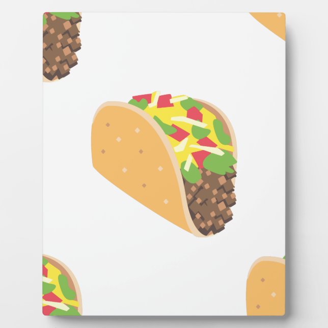 emoji taco plaque (Front)