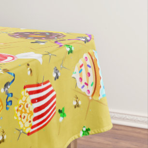 Emoji Treats Tablecloth