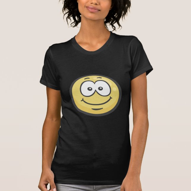 Emoji: White Smiling Face T-Shirt (Front)