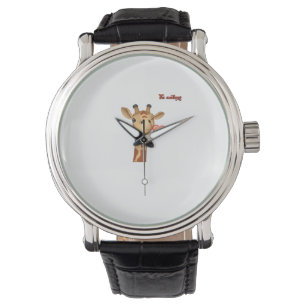 emoji winking kissing heart giraffe face watch