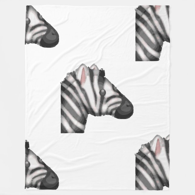 emoji zebra blanket (Front)