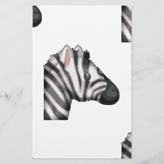 emoji zebra stationery (Front)