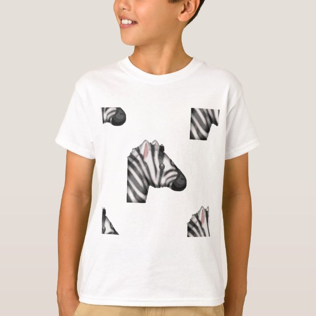 emoji zebra T-Shirt (Front)