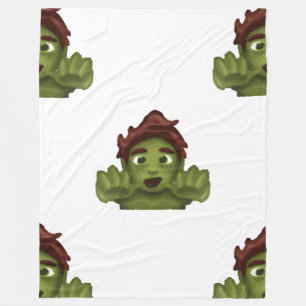 emoji zombie man blanket