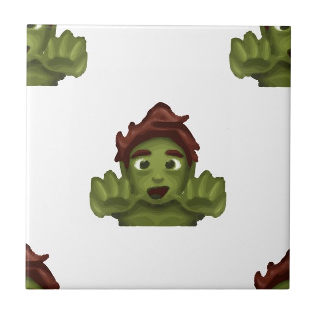 emoji zombie man tile (Front)