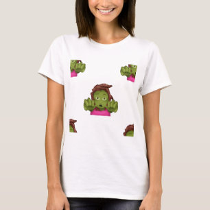 emoji zombie woman T-Shirt