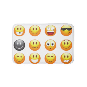 emojis bathmat bath mat