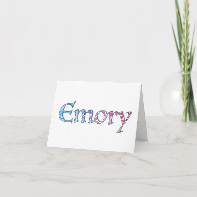 Emory Note Cards (Front)
