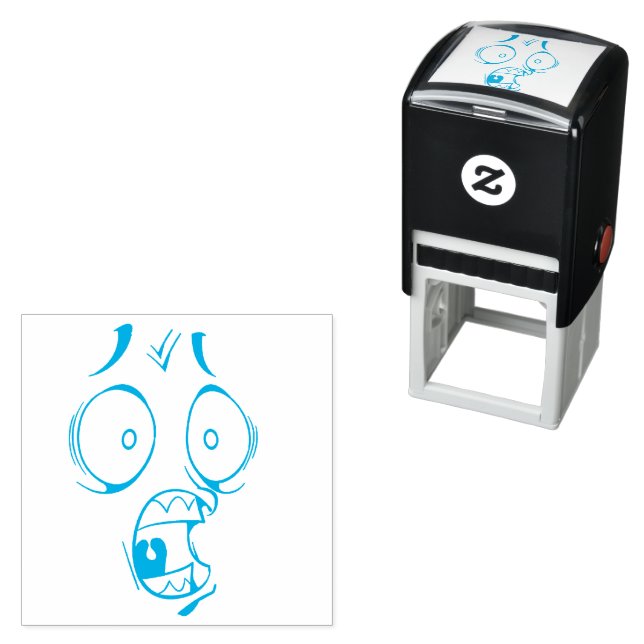Emotican Face  Self-inking Stamp (In Situ)