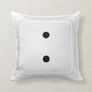 emoticon - colon Pillow