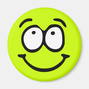 Emoticon Customisable Background Magnet