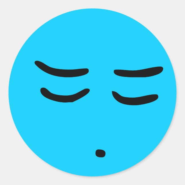 Emoticon Customisable Background Sticker (Front)