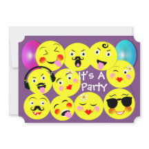 Emoticon Funny Cute Trendy Faces Party