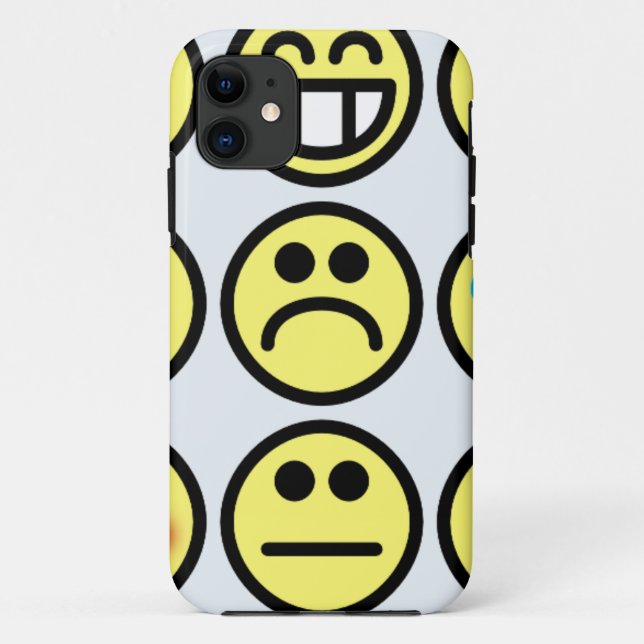 emoticon happy face Case-Mate iPhone case (Back)