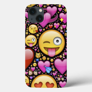 Emoticon Heart iPhone 13 Case