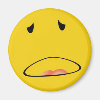 emoticon i feel sick magnet
