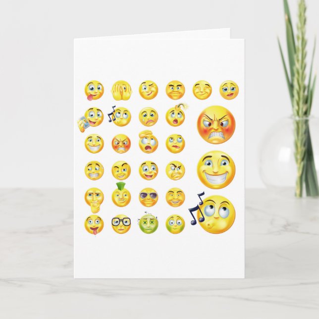 Emoticons Card (Front)