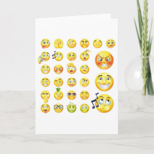 Emoticons Card