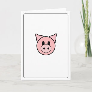 Emoticons - Piggie Card