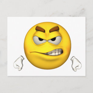 Emotion Guy - Angry Postcard