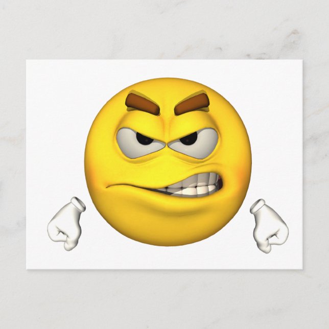 Emotion Guy - Angry Postcard (Front)