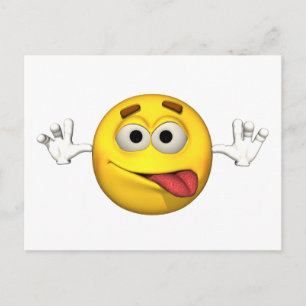 Emotion Guy - Tongue Out Postcard