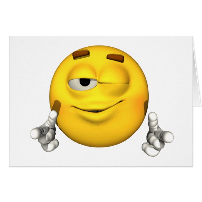 Emotion Guy - Wink Card (Front Horizontal)