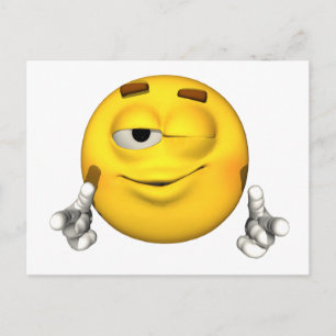 Emotion Guy - Wink Postcard