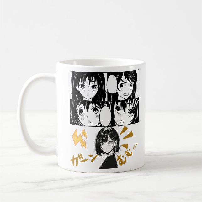 Emotional Anime grids. No BG Coffee Mug (Left)