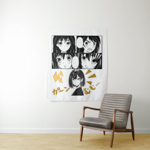 Emotional Anime grids. No BG Tapestry