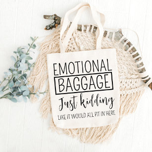 Emotional Baggage Gift for Women Bridesmaid Bridal Tote Bag