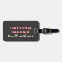 Emotional Baggage: Handle With Care - Pink, Yellow