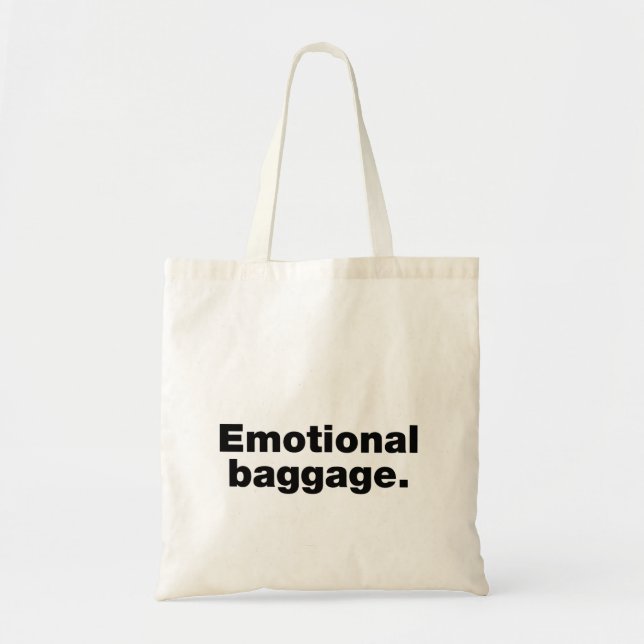 Emotional baggage tote bag (Front)
