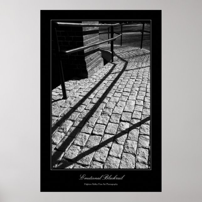 Emotional Blackrail, Fine Art gallery-style Poster (Front)