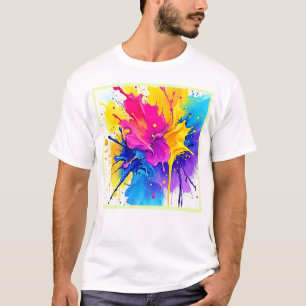 Emotional Colour Splash Art T-Shirt