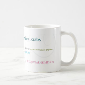 Emotional Crabs Whimsy Coffee Mug