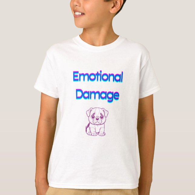 Emotional Damage Shirt for Boys (Front)