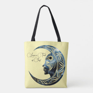 Emotional Encouraging Message Pastel Fluid Colours Tote Bag