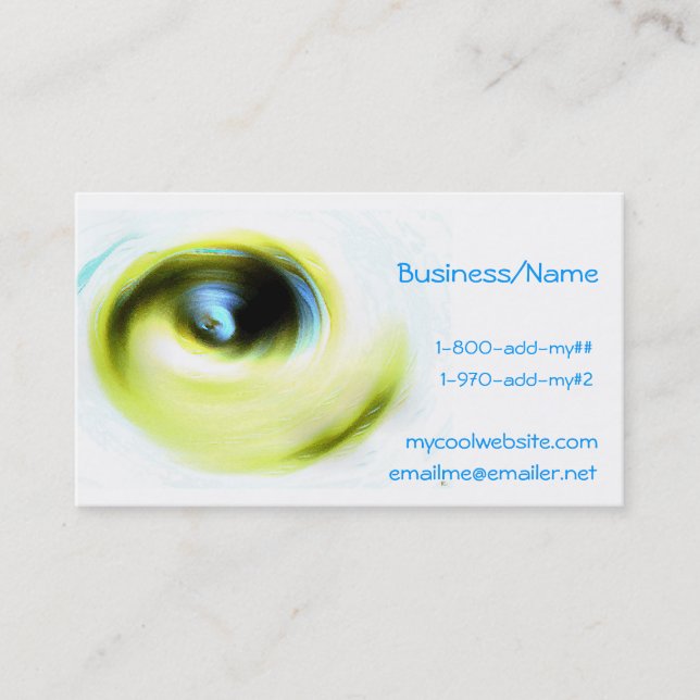 Emotional Eye Business Card (Front)