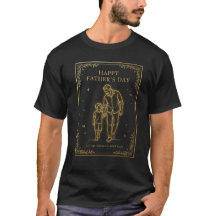 Emotional Father’s Day T-Shirt Design with Father