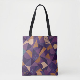 Emotional Geometry – Abstract Seamless Geometric Tote Bag