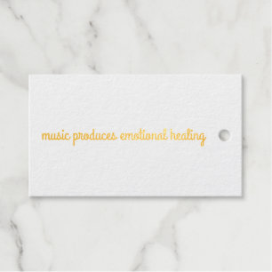 Emotional Healing Foil Gift Tag