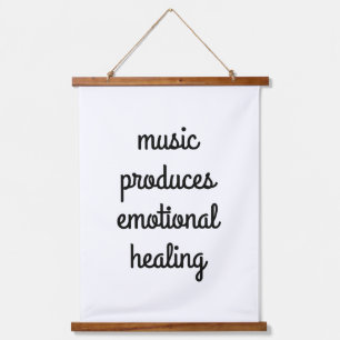 Emotional Healing Wood Topped Wall Tapestry