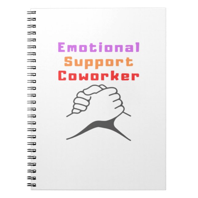 Emotional Help Best Coworker Notebook (Front)