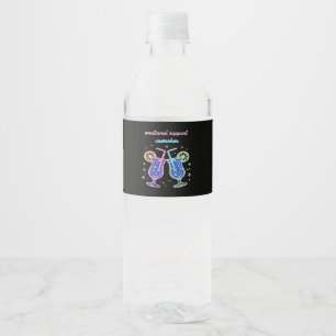 Emotional Help Coworker Appreciation Classic Water Bottle Label